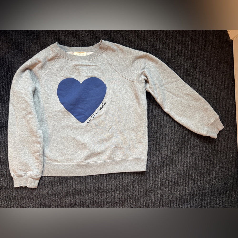 Sezane La Chamade Heart Sweater